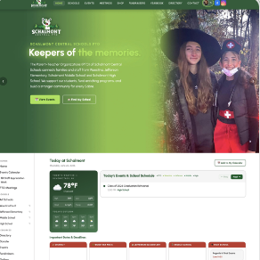 Schalmont PTO Website & Events